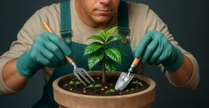 como plantar café em casa