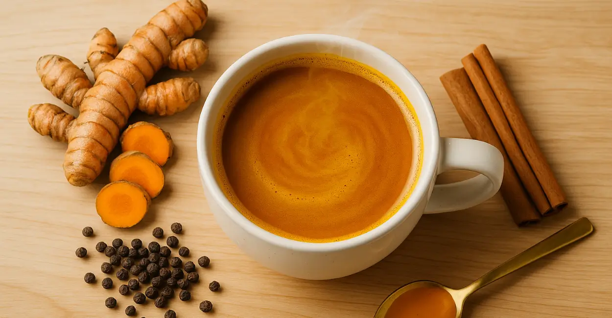 café com cúrmuma, anti-inflamatório e energizante golden coffee