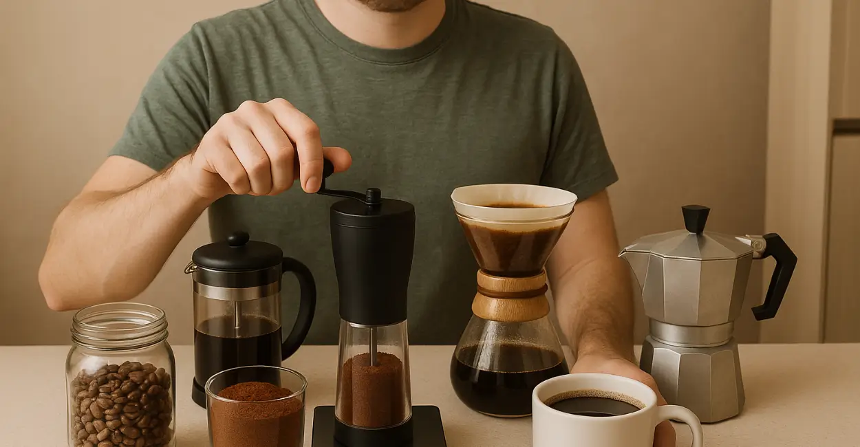 medidas do café perfeito em casa