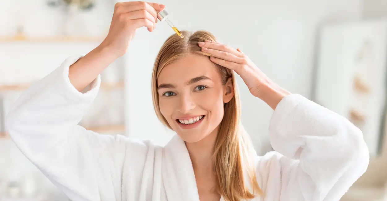 6 óleos para cabelo, inclusive de café