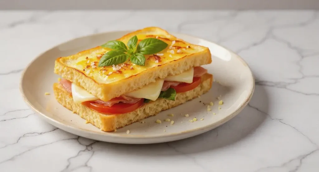 receita de omelete no pão feita em 15 minutos