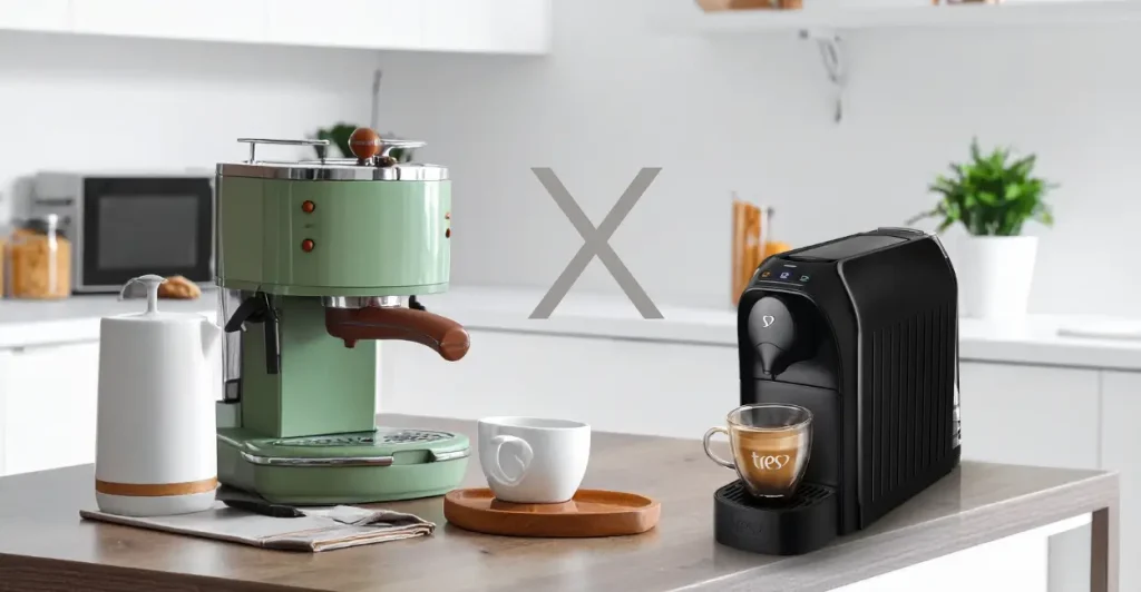 Comparação espresso automática vs capsula
